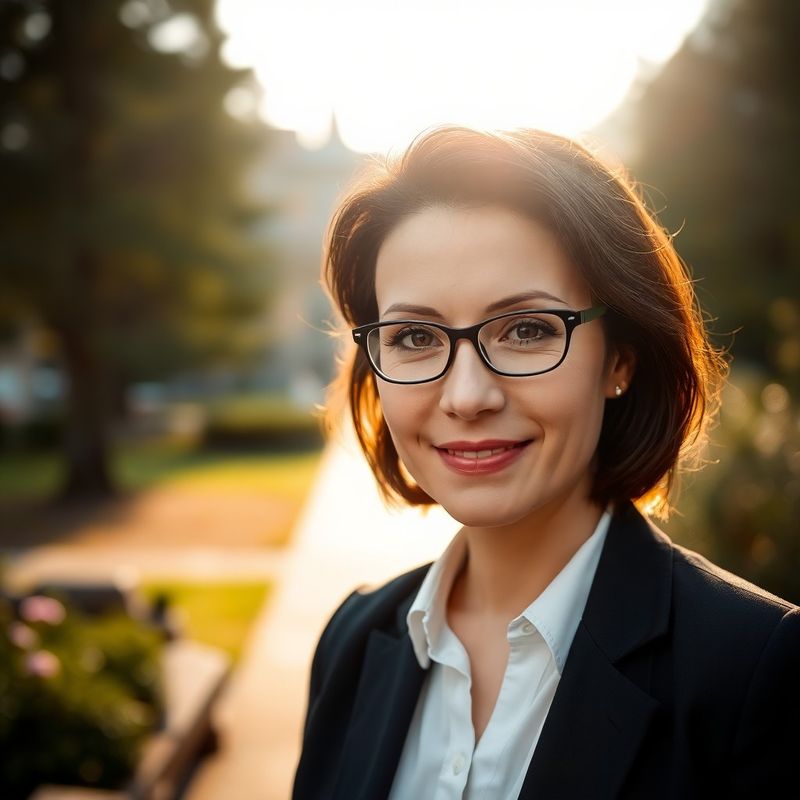 Soft portrait of a professional individual in Halifax Public Gardens